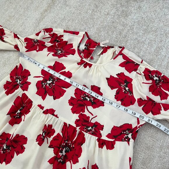 ba&sh Katia Boho Resort Floral Mini Dress M - Picture 6 of 10